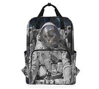 MONTOJ Travel Backpack Astronaut Animal Cat School Backpack