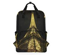 MONTOJ Travel Backpack Awesome Gold Golden Gate Bridge School Backpack