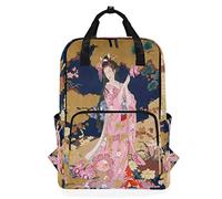 MONTOJ Travel Backpack Awesome Japanese Geisha Girl School Backpack