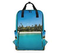 MONTOJ Travel Backpack Beach Beautiful Blue Sky School Backpack