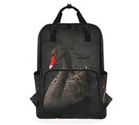 MONTOJ Travel Backpack Black Swan On Lake School Backpack
