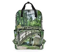 MONTOJ Travel Backpack Bridge In Public Parks School Backpack