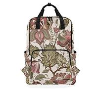 MONTOJ Travel Backpack Classical Vintage Flowers Pattern School Backpack