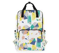 MONTOJ Travel Backpack Color Abstract Stone Scribble School Backpack