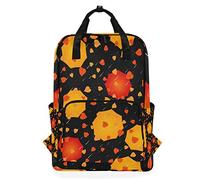 MONTOJ Travel Backpack Colorful Umbrellas And Leaves School Backpack