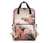 MONTOJ Travel Backpack Elegant Violin School Backpack