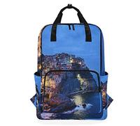 MONTOJ Travel Backpack Italy Cinque Terre School Backpack