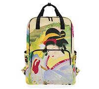 MONTOJ Travel Backpack Japanese Geisha School Backpack