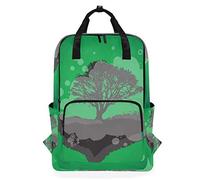 MONTOJ Travel Backpack Lonely Tree School Backpack