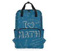 MONTOJ Travel Backpack Love Math School Backpack