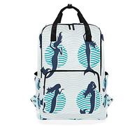 MONTOJ Travel Backpack Mermaids Design School Backpack