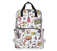 MONTOJ Travel Backpack Punk Street Dance Music School Backpack