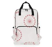 MONTOJ Travel Backpack Rotary Hoodle Circle Pattern School Backpack
