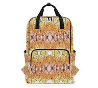 MONTOJ Travel Backpack Transparency Orange School Backpack