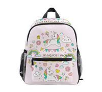MONTOJ Unicorn Magical Word Bookbag Travel bag Packable School Daypack