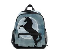 MONTOJ Unicorn Moon Bookbag Travel bag Packable School Daypack