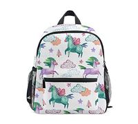 MONTOJ Unicorn With Wings Bookbag Travel bag Packable School Daypack