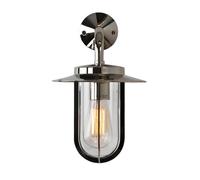 Montparnasse Outdoor Wall Lamp Polished Nickel