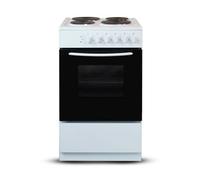 Montpellier Cse46W - White 50Cm Electric Cooker - Solid Plate Hob - A Energy