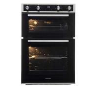Montpellier DO3570IB 60cm Black Built In Double Electric Fan Oven