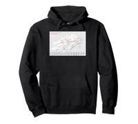 Montpellier Herault Travel Lines Art France Pullover Hoodie