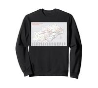 Montpellier Herault Travel Lines Art France Sweatshirt