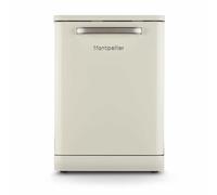 Montpellier MAB1353DC - Cream 13 Place Settings Retro Dishwasher - D Energy Rating