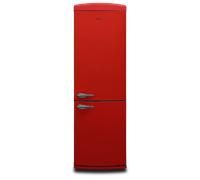 Montpellier MAB190R 295litre RETRO Style Fridge Freezer No Frost Red