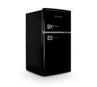 MONTPELLIER Retro MAB2035EK 80/20 Undercounter Fridge Freezer - Black, Black