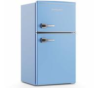 Montpellier MAB2035EPB 84litre Mini RETRO Fridge Freezer Class E Pastel Blue
