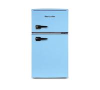 Montpellier MAB2035EPB 48cm Undercounter Mini Retro Fridge Freezer Pastel Blue