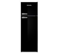 Montpellier MAB346EK 312litre RETRO Fridge Freezer Class E Black