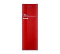 Montpellier MAB346ER Retro Top Mount Fridge Freezer In Red