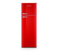 Montpellier MAB346ER 312litre RETRO Fridge Freezer Class E Red