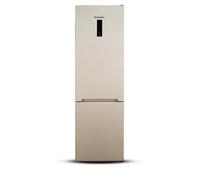 Montpellier Mdanf201C - Cream Fridge Freezer - 327L No Frost - E Energy Rating