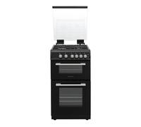 Montpellier MDOG50LK - Black 4 Zone Gas Cooker - Catalytic cleaning - A energy