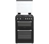 MONTPELLIER MDOG60LK 60 cm Gas Cooker - Black & Silver, Silver/Grey,Black