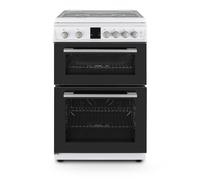 Montpellier MDOG60LW - White 4 Zone Cooker - A energy