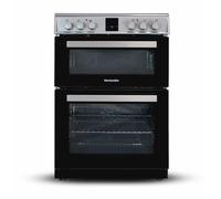 Montpellier MDOI60FS - Silver 60cm Induction Cooker - Dual Oven - A/A Energy