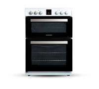 Montpellier MDOI60FW - White 60cm Induction Cooker - Double Oven - A/A Energy