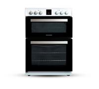 Montpellier MDOI60FW - White 60cm Induction Cooker - Double Oven - A/A Energy