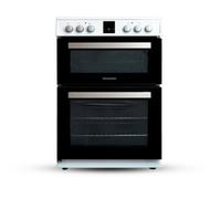 Montpellier MDOI60FW - White 60cm Induction Cooker - Double Oven - A/A Energy