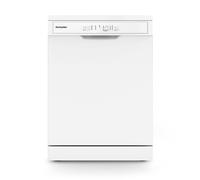 Montpellier 13 Place, 5 Program, Freestanding Dishwasher In White, White