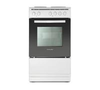 Montpellier Mse46W 500mm Single Electric Oven And Grill White