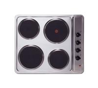 Montpellier SP601X - Stainless Steel Solid Plate Hobs - 4 Zones - 6000W Total Power