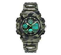 Montre Enfant Garcon Kids Analog Digital Watch Boys Gift for Teens Cool Watches Waterproof with Alarm Stopwatch, 05-Army, Children's watch
