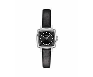 Montre Femme Tissot Lovely Square Cuir Noir