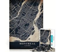 Montreal Canada 1000 Piece Jigsaw Puzzles- Reason Skill Smooth Joint Happy Challenge (50x75cm)