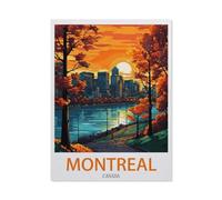 Montreal Canada，Paper Jigsaw Puzzle 1000 Pieces Adult Toys Decompression Game（38x52cm）-EC97