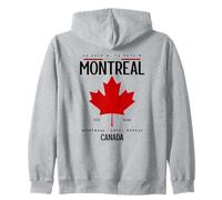 Montreal Canada Trip Souvenirs Travel Zip Hoodie